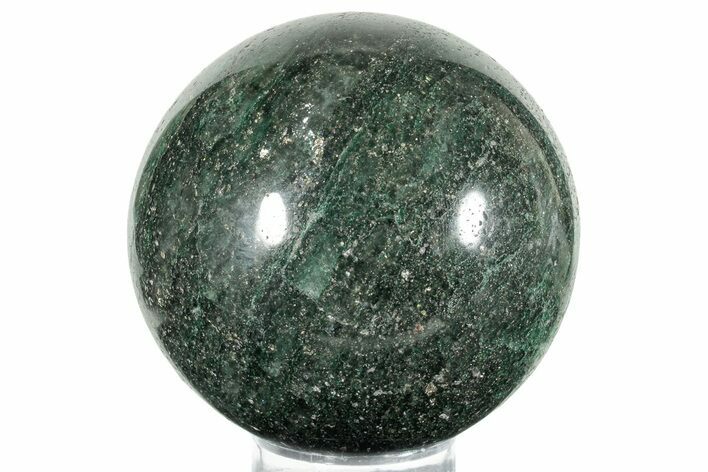 Polished Fuchsite Sphere - Madagascar #253314